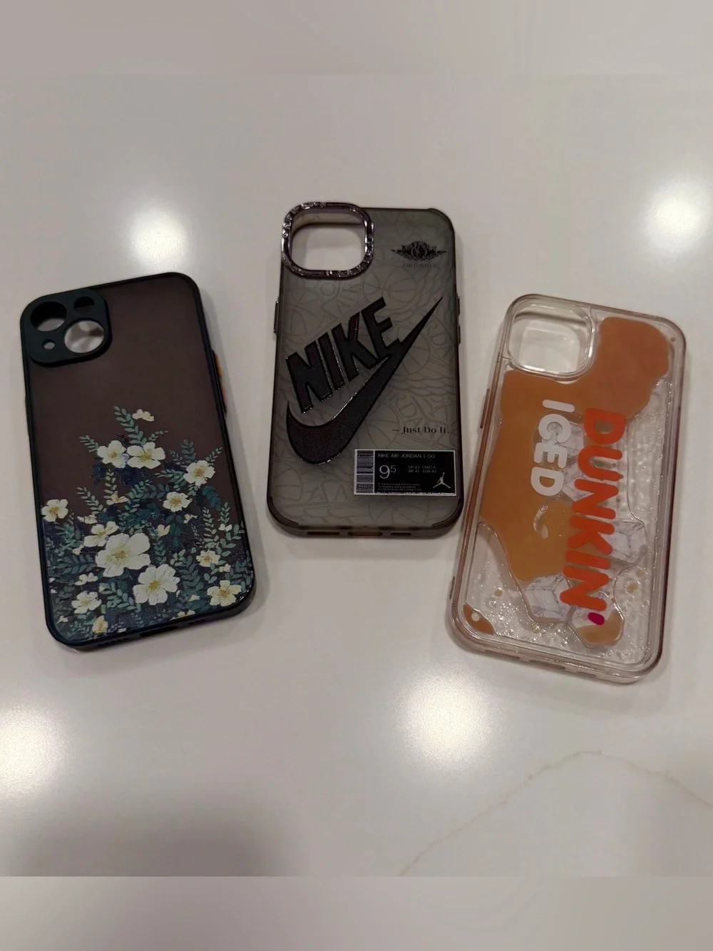 iPhone 13 Case Set - Nike Air Jordan, Dunkin’ & Floral